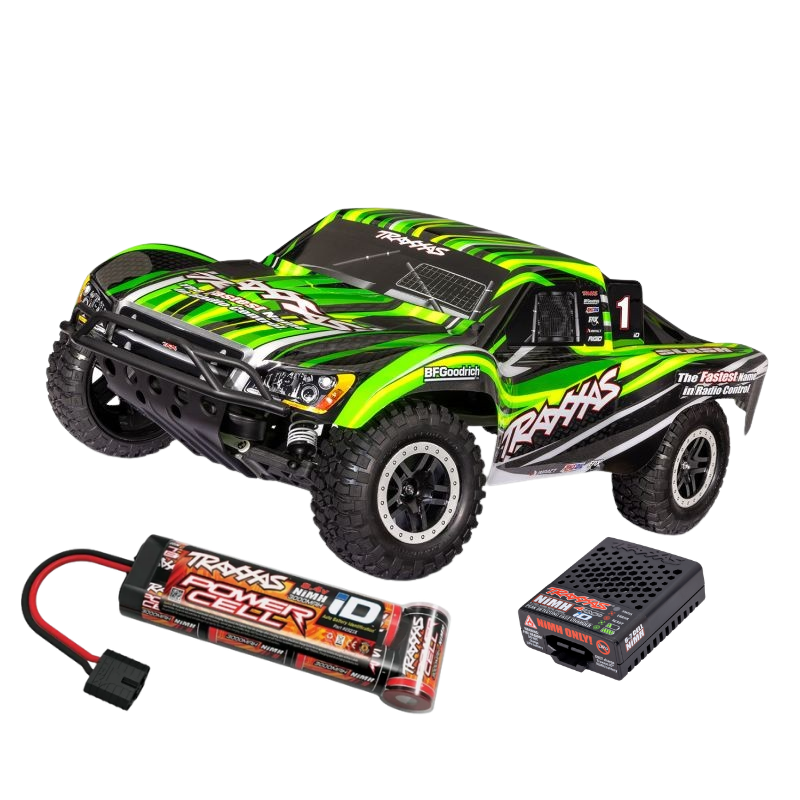 Traxxas Slash 2wd XL-5 with Battery combo - 1:10 RTR Short Course truck - Green