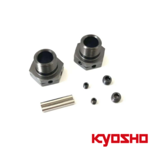 Wheel Hub Hex 17mm Wide (2) - Gun Metal - Kyosho Inferno MP9 MP10 MP11