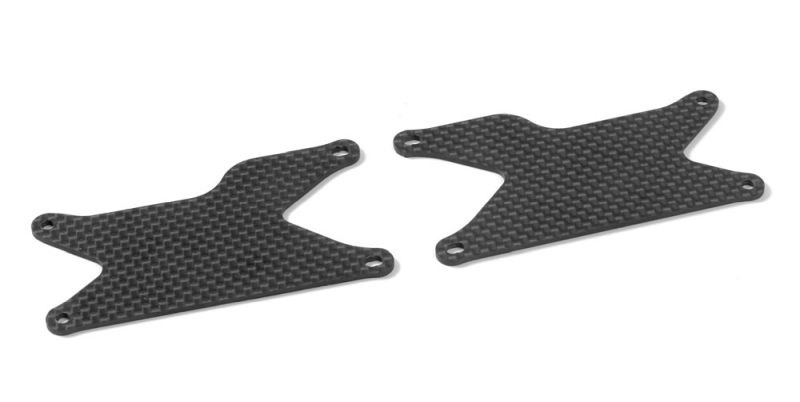 Xray XB8 Graphite Rear Lower Arm Plate 1.6mm (2) 1 Xray XB8 Graphite Rear Lower Arm Plate 1.6mm (2)