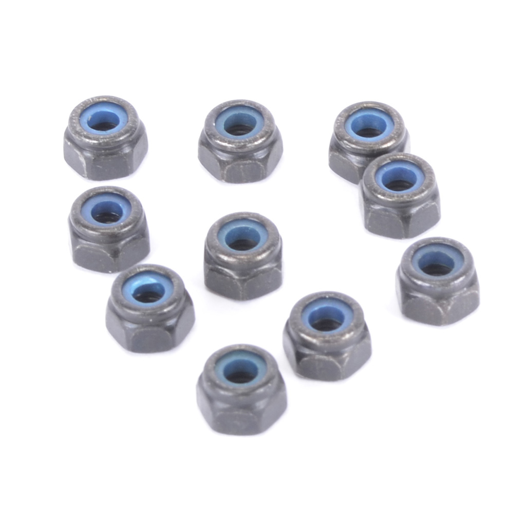 Nut M3 Nyloc Black (10) #U4650 Schumacher