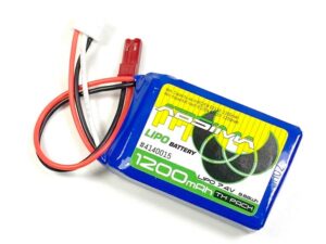 Absima 1200mAh 7.4V 2S TX LiPo Battery (JST/BEC Plug)