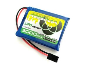 Absima 3000mAh 3.7V 1S LiPo TX Battery (JR/FUT)