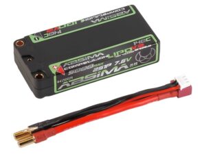 Absima 5000mAh 140C 7.6V 2S LiPo Shorty Battery Hardcase