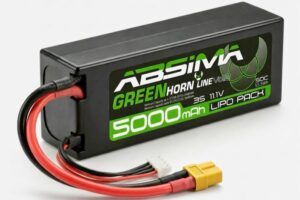 Absima 5000mAh 45C 11.1V 3S Lipo Battery Hardcase XT60