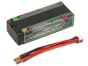 Absima 7000mAh 140C 7.6V 2S LiPo Mid Shorty Battery Hardcase