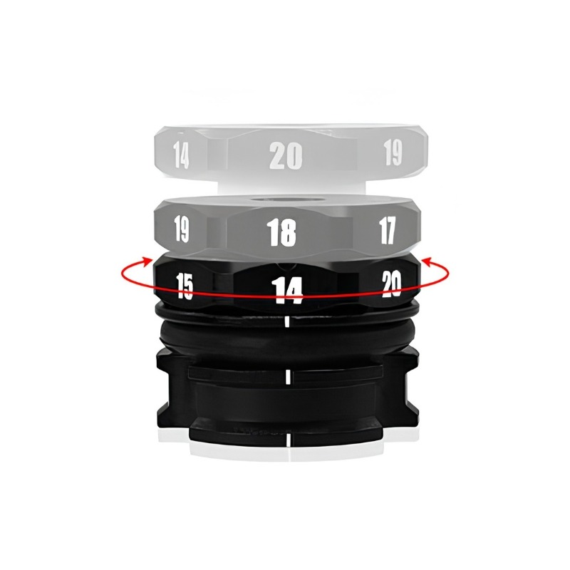 Verstellbare Bodenfreiheitslehre V2 einstellbar 14-20 mm - T-Work's 1 Adjustable Ride Height Gauge V2 Adjustable 14-20mm - T-Work's