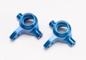 Blue Aluminum Steering Blocks (L&R) - Traxxas 6837X