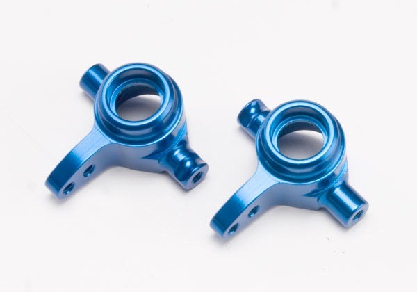 Blaue Alu-Lenkhebel (L & R) – Traxxas 6837X 1 Blue Aluminum Steering Blocks (L&R) - Traxxas 6837X