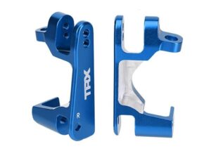 Caster Blocks (c-hubs) L/R Alu Blue - Traxxas 6832X