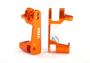 Caster Blocks (c-hubs) L/R Alu Orange - Traxxas 6832A