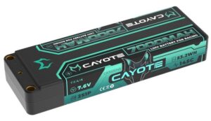 Cayote 7000mAh 145C 7.6V 2S LiPo Racing Battery