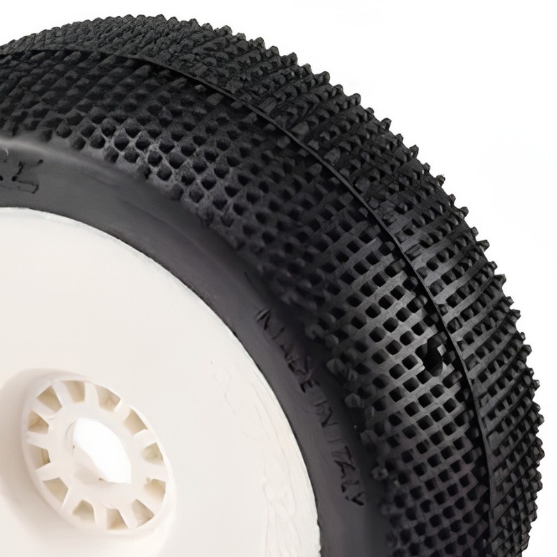 Close-up of a racing tire