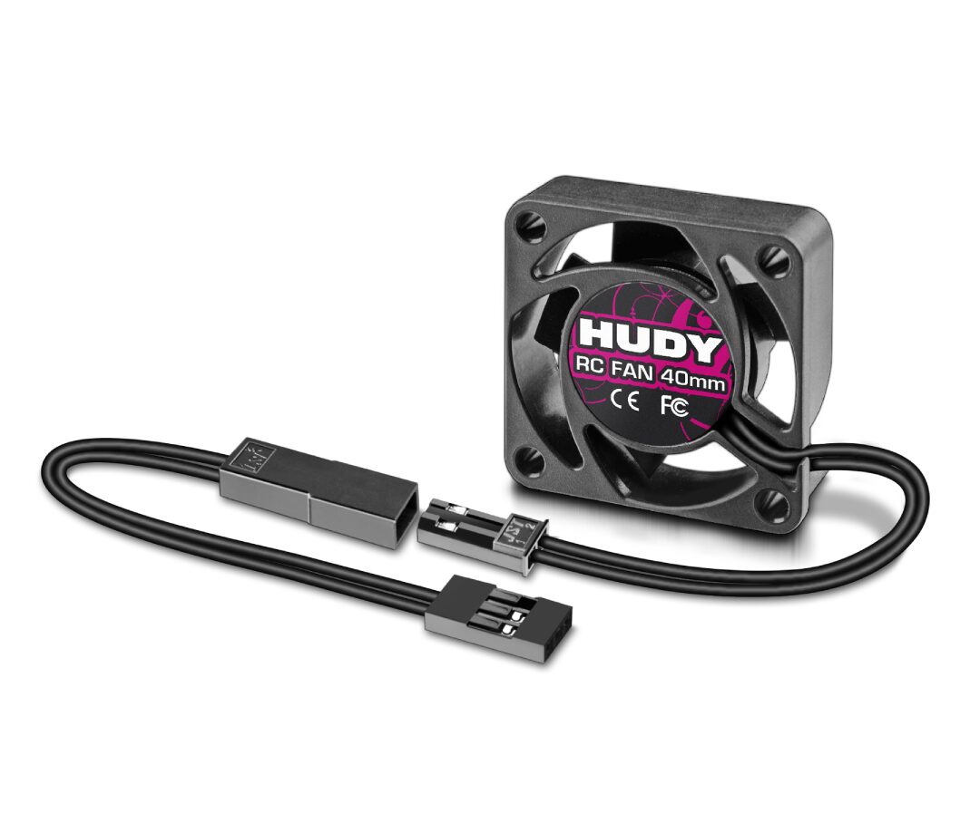 Hudy Brushless RC Fan 40mm with Internal Soldering Tabs 1 40mm cooling fan with connector
