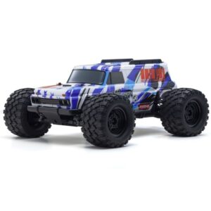 Remote control monster truck in blue