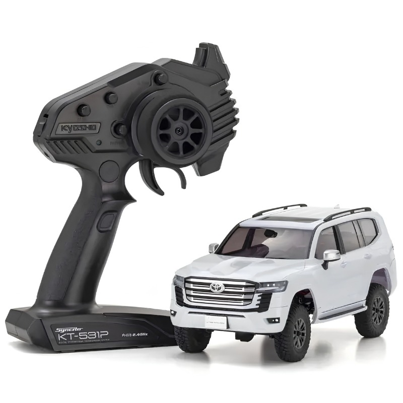 Toyota Mini-Z Kyosho Mini-Z 4x4 Toyota Land Cruiser 300 Precious White Pearl RTR 1:24 RC Crawler** 1 Kyosho Mini-Z 4x4 Toyota Land Cruiser 300 Precious White Pearl RTR 1:24 RC Crawler**