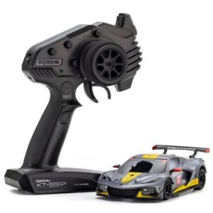 Kyosho Mini-Z RWD MR-04 Chevrolet Corvette C8.R Readyset - Gunmetal - 32356GM