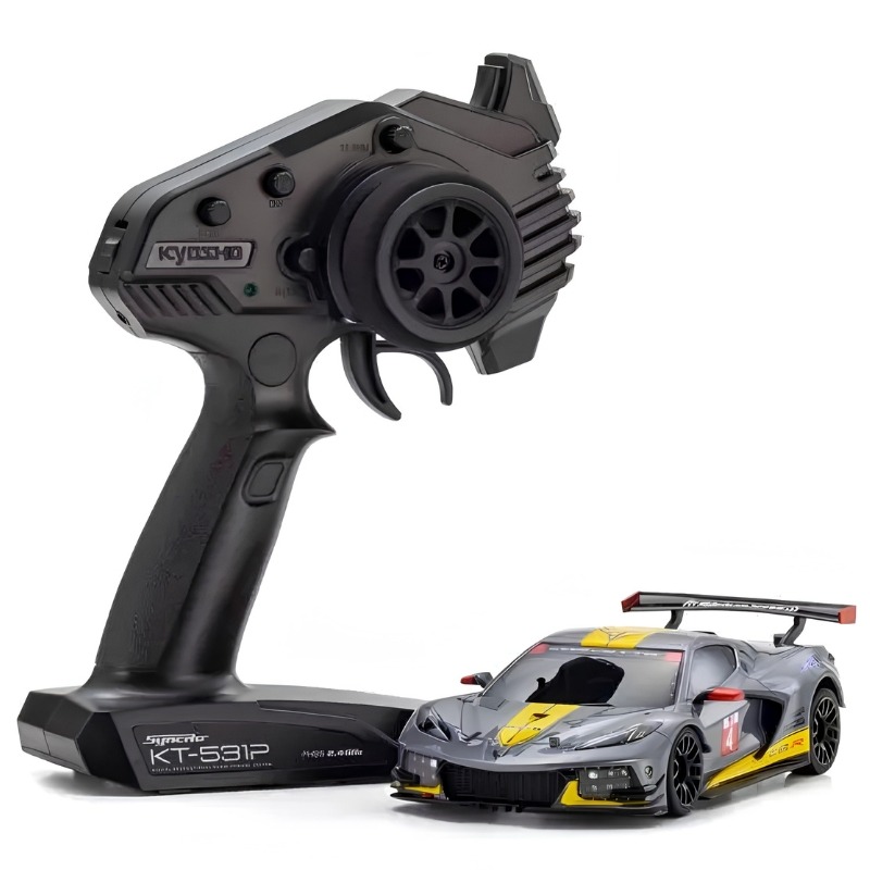 Kyosho Mini-Z Corvette C8-R Gun Metal Kyosho Mini-Z RWD MR-04 Chevrolet Corvette C8.R Readyset - Gunmetal - 32356GM 1 Kyosho Mini-Z RWD MR-04 Chevrolet Corvette C8.R Readyset - Gunmetal - 32356GM