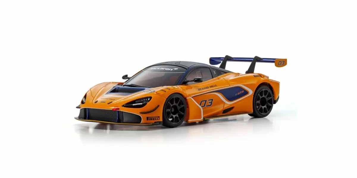 Kyosho Mini-Z RWD MR-04 McLaren 720S GT3 #03 Readyset - Orange - 32364OR 2 Kyosho Mini-Z RWD MR-04 McLaren 720S GT3 #03 Readyset - Orange - 32364OR