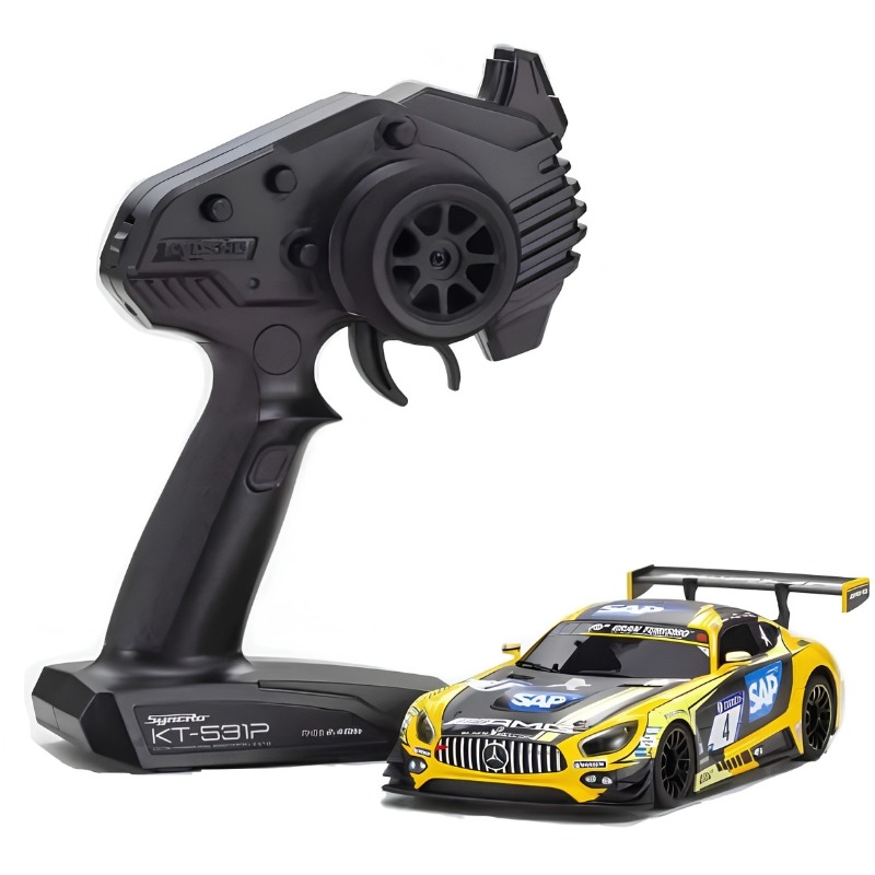 Kyosho Mini-Z RWD MR-04 Mercedes-AMG GT3 No.4 Nürburgring 24H 2018 Readyset - 32367YBK 1 Kyosho Mini-Z RWD MR-04 Mercedes-AMG GT3 No.4 Nürburgring 24H 2018 Readyset - 32367YBK