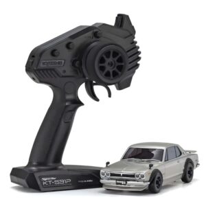 Kyosho Mini-Z RWD MR-04 Nissan Skyline 2000GT-R KPGC10 Tuned Ver. Readyset - Silver - 32359S