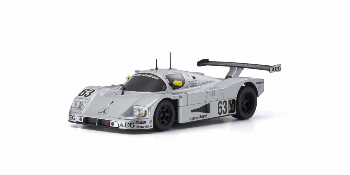 Kyosho Mini-Z RWD MR-04 Sauber Mercedes C9 No.63 Le Mans 1989 Winner Readyset - 32362S 3 Kyosho Mini-Z RWD MR-04 Sauber Mercedes C9 No.63 Le Mans 1989 Winner Readyset - 32362S