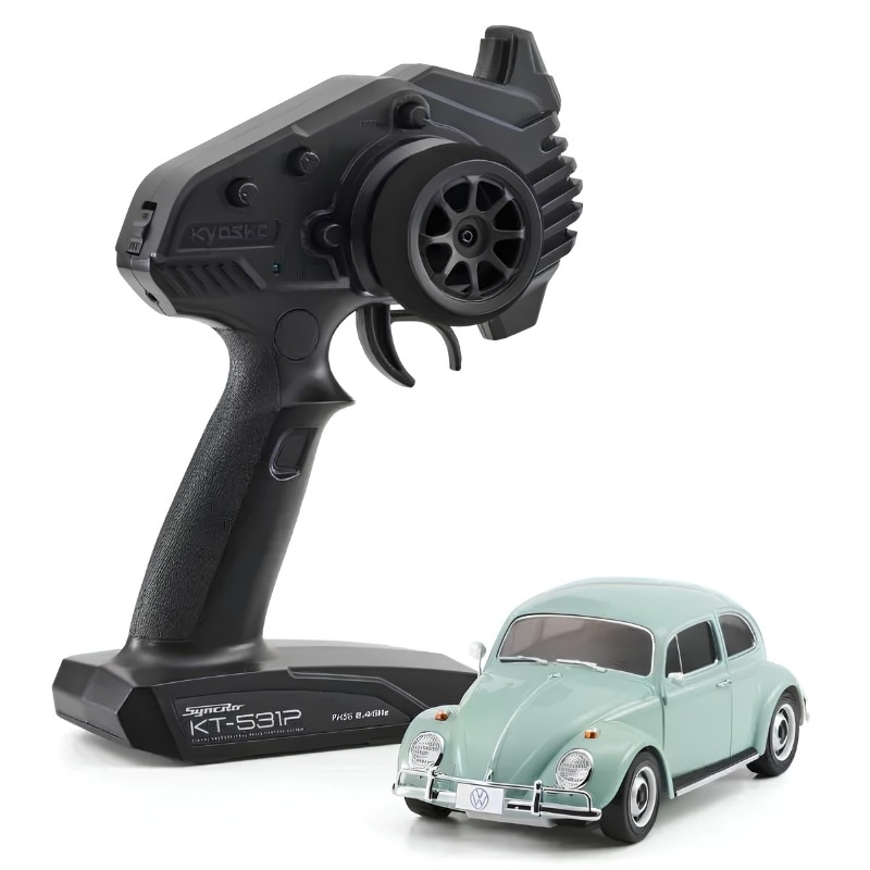 Kyosho Mini-Z RWD MR-04 VW Beetle 1966 Readyset - Bahama Blue - 32374BBL 1 Kyosho Mini-Z RWD MR-04 VW Beetle 1966 Readyset - Bahama Blue - 32374BBL