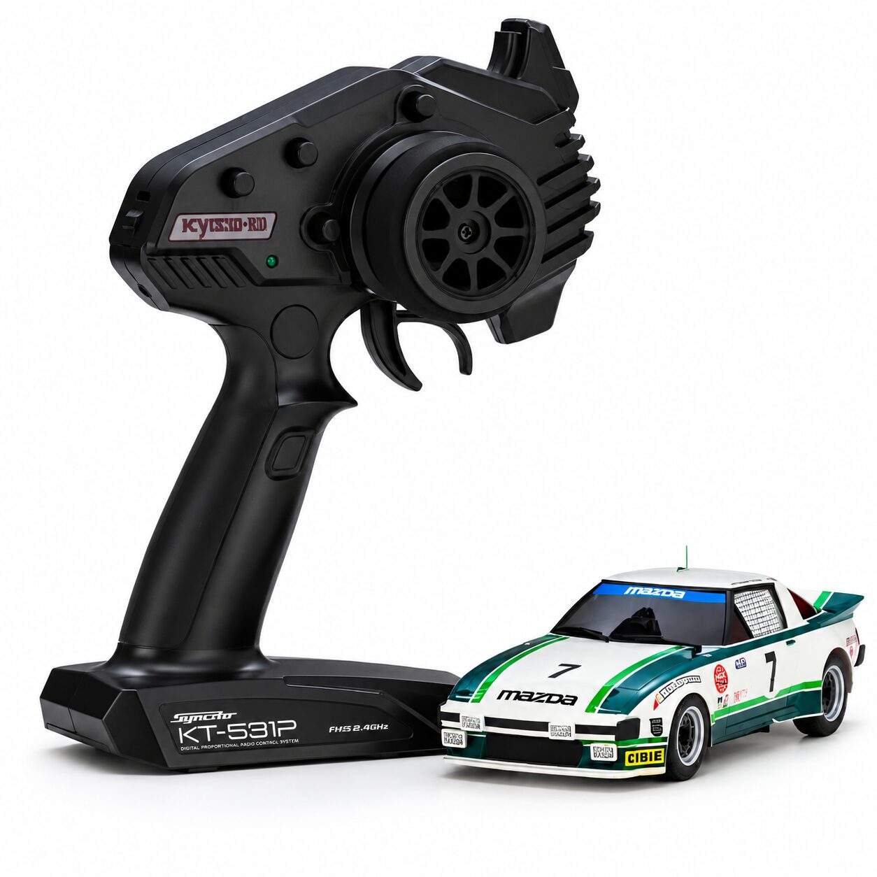 Kyosho Mini-Z RWD MR-04 Mazda Savanna RX-7 Daytona '79 No.7 RTR 1:28 RC Auto
