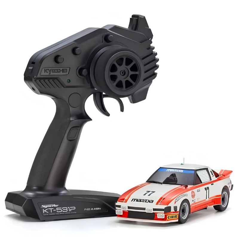 Kyosho Mini-Z RWD MR-04 Mazda Savanna RX-7 Daytona '79 No.77 RTR 1:28 RC Auto
