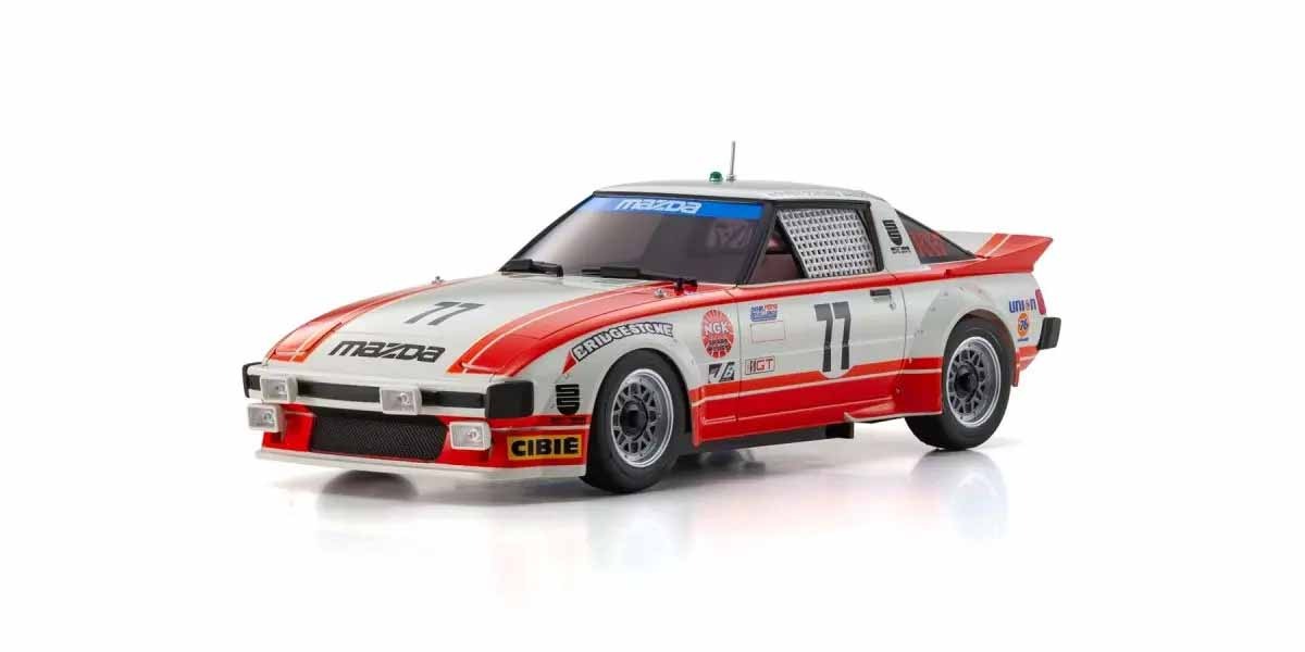 Kyosho Mini-Z RWD MR-04 Mazda Savanna RX-7 Daytona '79 No.77 RTR 1:28 RC Auto