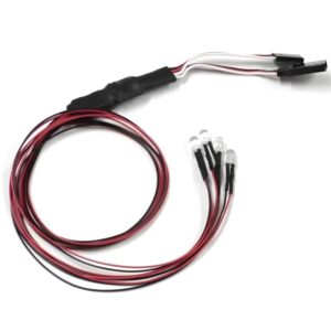 Led Lights for RC Car (D=5/L=400/Clear/4 Bulbs) - Kyosho 97054-4C