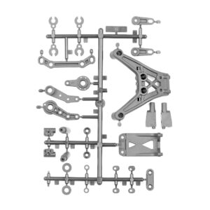 DC10 Top Plate Bulkhead, Gray - Team Associated 72252