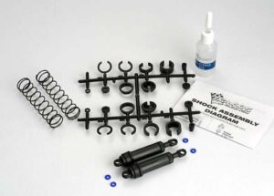 XX-Long Black Ultra Shocks with Springs (2) - Traxxas 3762