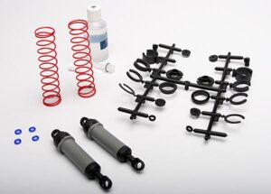 XX-Long Gray Ultra Shocks with Springs (2) - Traxxas 3762A