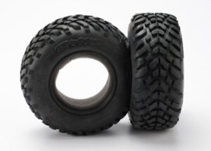 SCT S1-Compound Off-Road Tires & Foam Inserts (2) - Traxxas 5871R