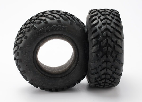 SCT S1-Compound Off-Road Tires & Foam Inserts (2) - Traxxas 5871R