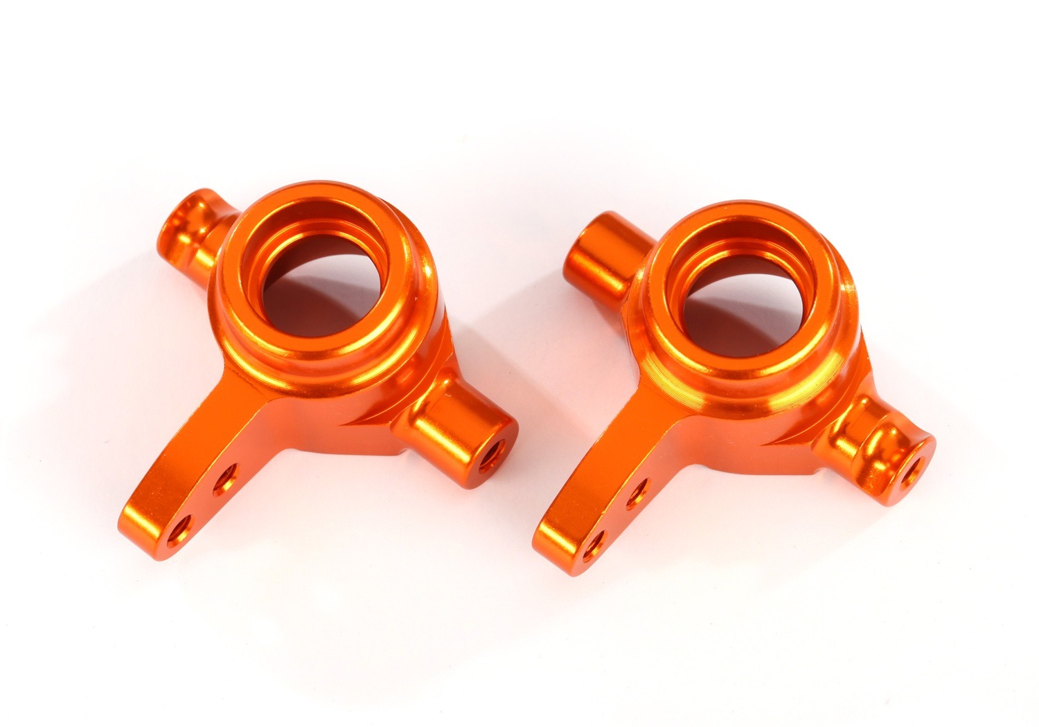 Orange Aluminum Steering Blocks (L&R) - Traxxas 6837A
