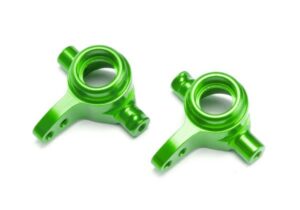 Green Aluminum Steering Blocks (L&R) - Traxxas 6837G