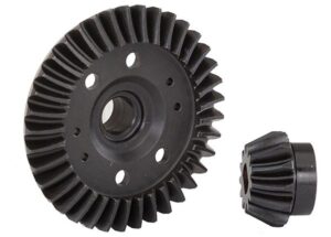 Spiral-Cut Machined-Steel Rear Differential Gears - Traxxas 6879R