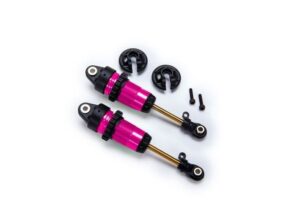 1/10 Pink Aluminum Long GTR Shocks (2) - Traxxas 7461-PINK