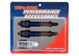 1/10 Blue Aluminum XX-Long GTR Shocks (2) - Traxxas 7462