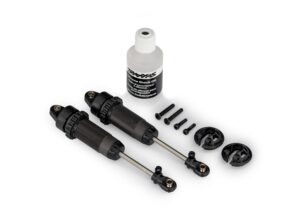 1/10 Gray Composite XX-Long GTR Shocks (2) - Traxxas 7462-GRAY