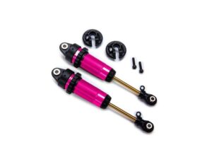 1/10 Pink Aluminum XX-Long GTR Shocks (2) - Traxxas 7462-PINK