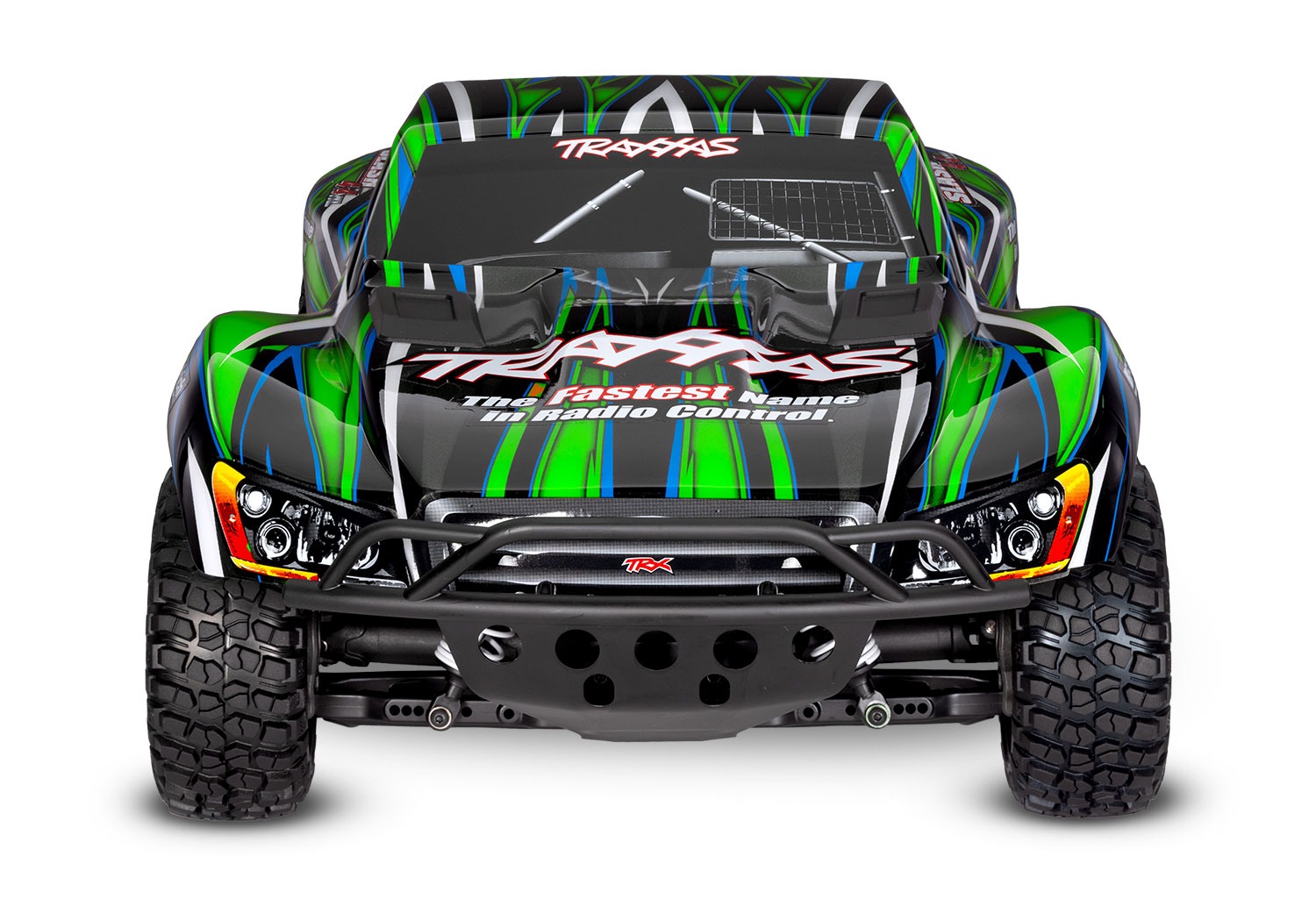 Green remote control short course truck