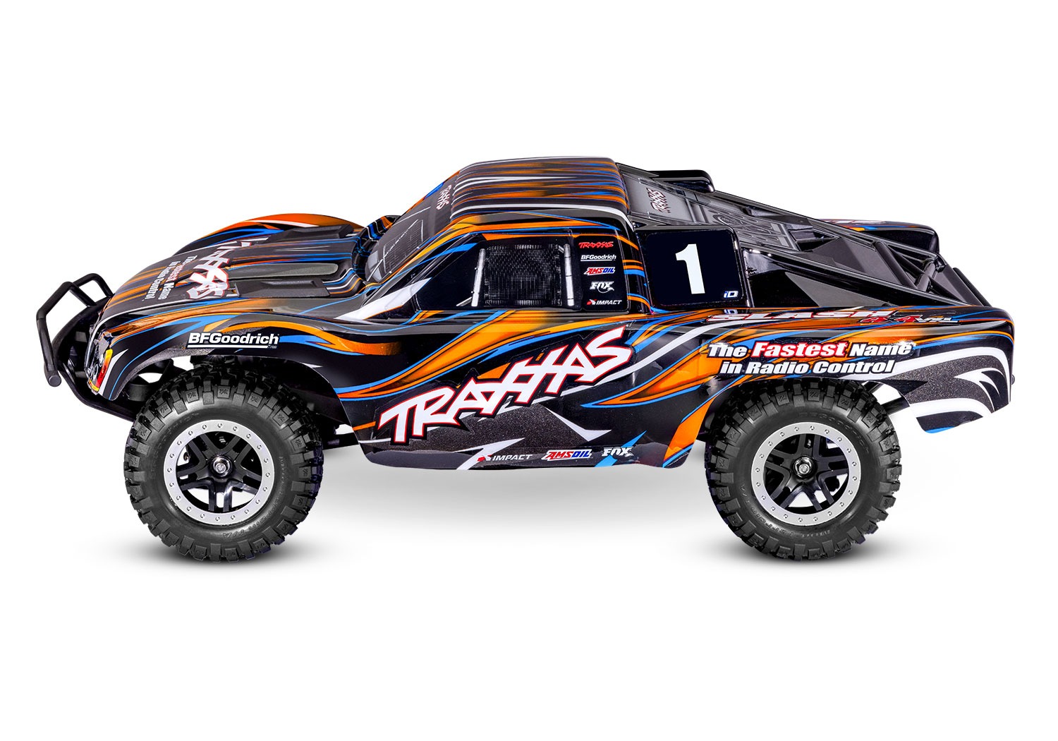 Remote control short course truck.