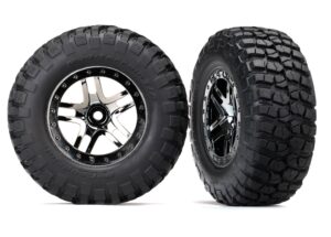 Traxxas Wheels BFGoodrich Mud-Terrain Black Chrome Beadlock (2) S1 Compound
