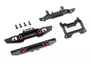TRX-4M Land Rover Defender Aluminum Bumpers w/ Mounts - Traxxas 9734X