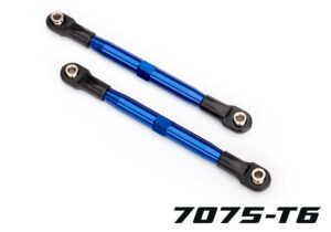 TUBES 87 mm Blue Aluminum Toe Links (2) - Traxxas 6742X