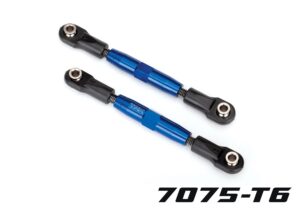 Turnbuckles 83mm (2) TUBES Blue Aluminum Front Camber Links - Traxxas TRX3643X