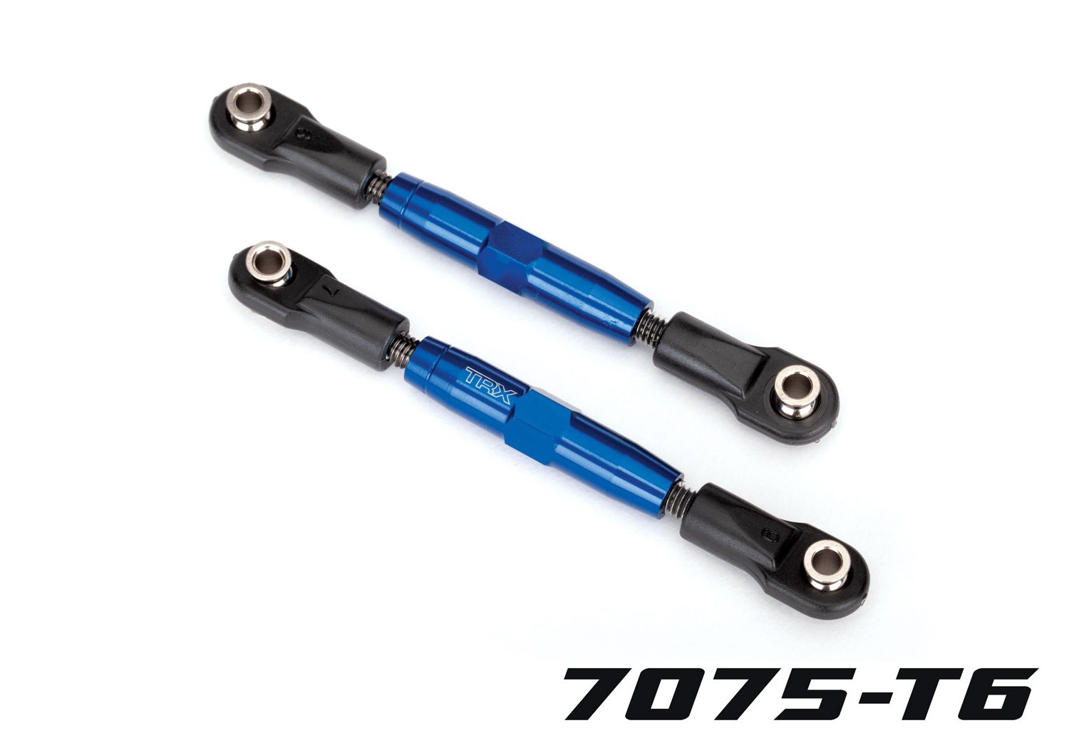 Turnbuckles 83mm (2) TUBES Blue Aluminum Front Camber Links - Traxxas TRX3643X 1 Turnbuckles 83mm (2) TUBES Blue Aluminum Front Camber Links - Traxxas TRX3643X