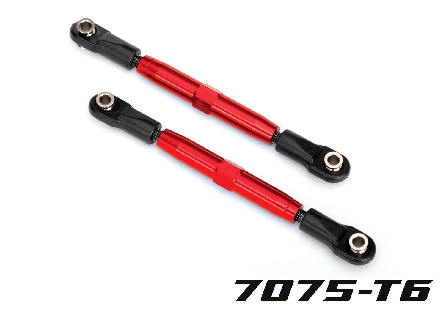 Turnbuckles 83mm (2) TUBES Red Aluminum Front Camber Links - Traxxas TRX3643R 1 Turnbuckles 83mm (2) TUBES Red Aluminum Front Camber Links - Traxxas TRX3643R